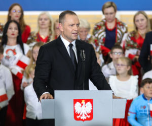 Karol Nawrocki odwiedził Kulesze Kościelne na Podlasiu