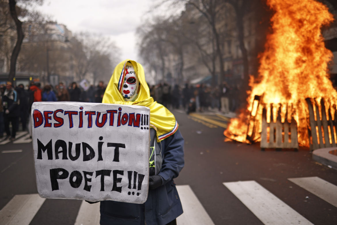 Protest we Francji
