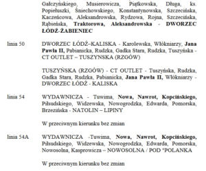 2. Zmiany w komunikacji miejskiej na czas Maratonu DOZ - 17 kwietnia