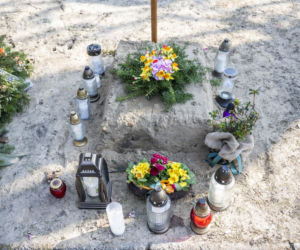 Tak wygląda grób Bożeny Dykiel