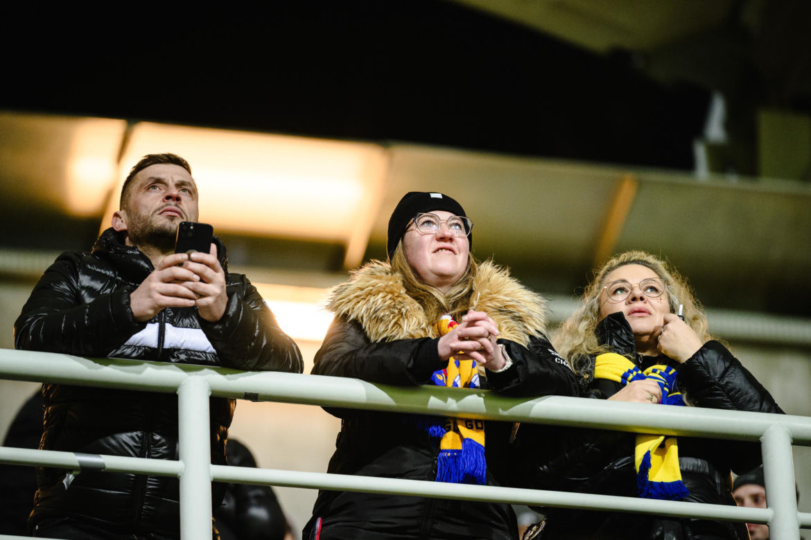 Arka Gdynia - Lechia Gdańsk: Zdjęcia kibiców z derbów Trójmiasta w ramach 23. kolejki PKO BP Ekstraklasy