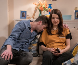 Na Wspólnej odc. 2704. Marta (Joanna Jabłczyńska), Olaf (Maciej Brzoska)