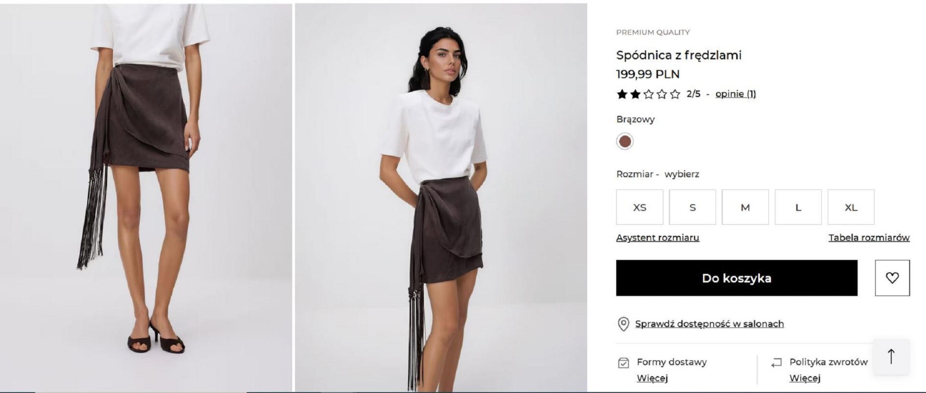 To najmodniejsza spódnica tej wiosny. W Reserved znajdziesz idealne modele