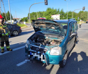 Wypadek na DK94 w Ładnej