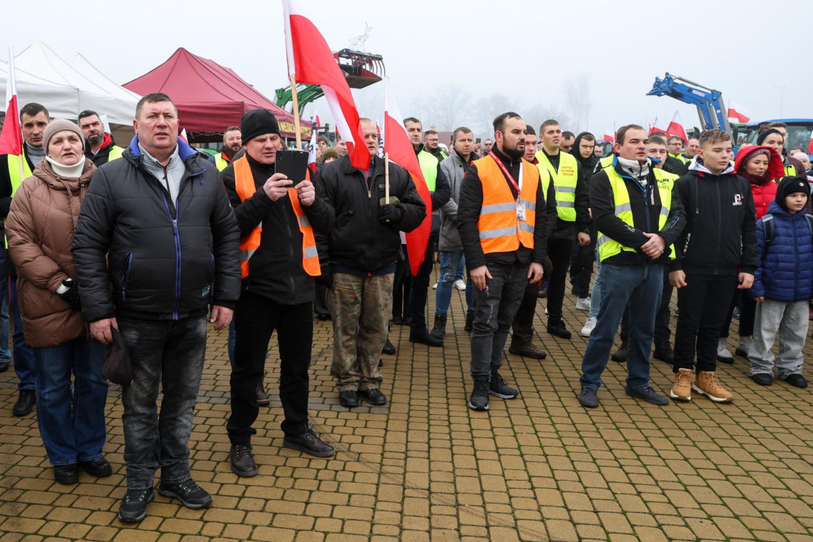 Uniejów. Protest rolników