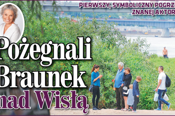 Pożegnali Braunek nad Wisłą