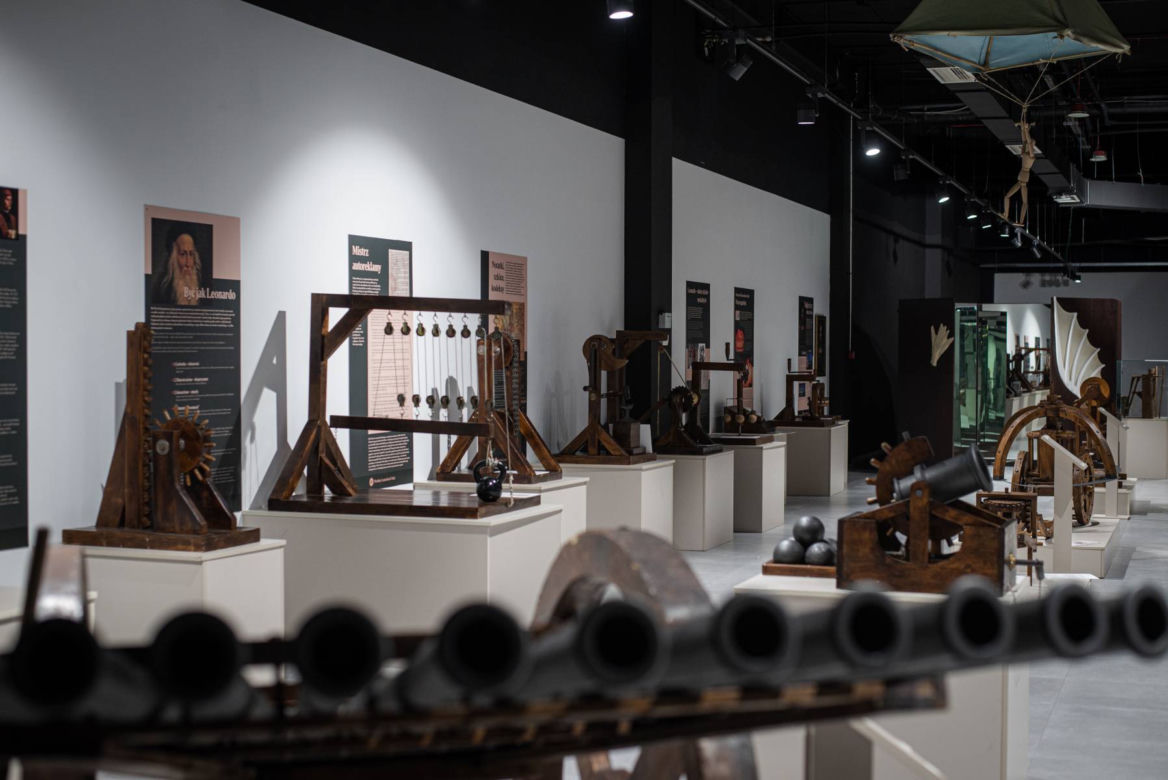  Bielsko-Biała. Machiny Leonarda da Vinci na wystawie w Minicentrum Nauki Science Point