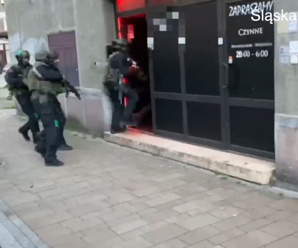 Mieszkańcy Zabrza utworzyli grupę przestępczą. Czerpali korzyści z prostytycji. Zatrzymali ich antyterroryści [WIDEO]