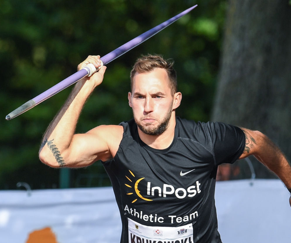 Marcin Krukowski to najlepszy polski oszczepnik