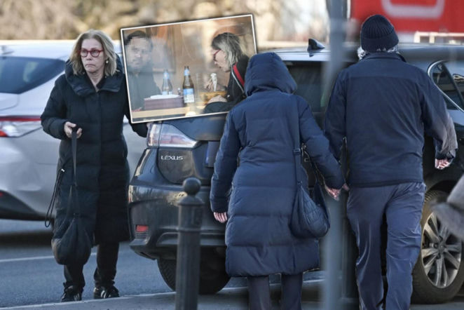 Małgorzata Potocka przyłapana z młodszym o 20 lat ciachem. Po obiedzie wyszła z butelką na ulicę