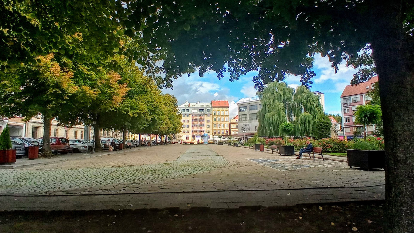 Plac Orła Białego w przeddzień rozpoczęcia przebudowy