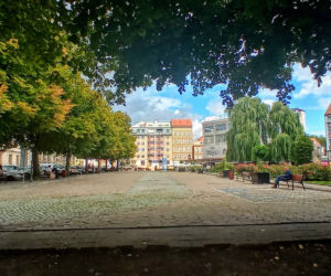 Plac Orła Białego w przeddzień rozpoczęcia przebudowy