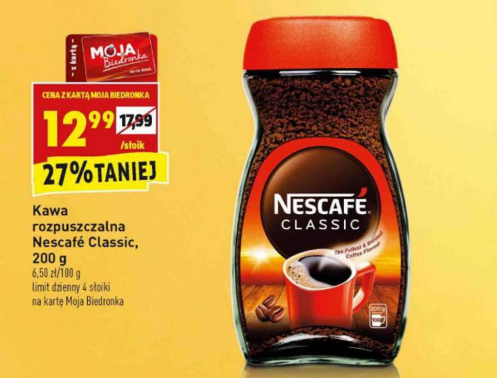 Nescafe Classic 12,99 zł