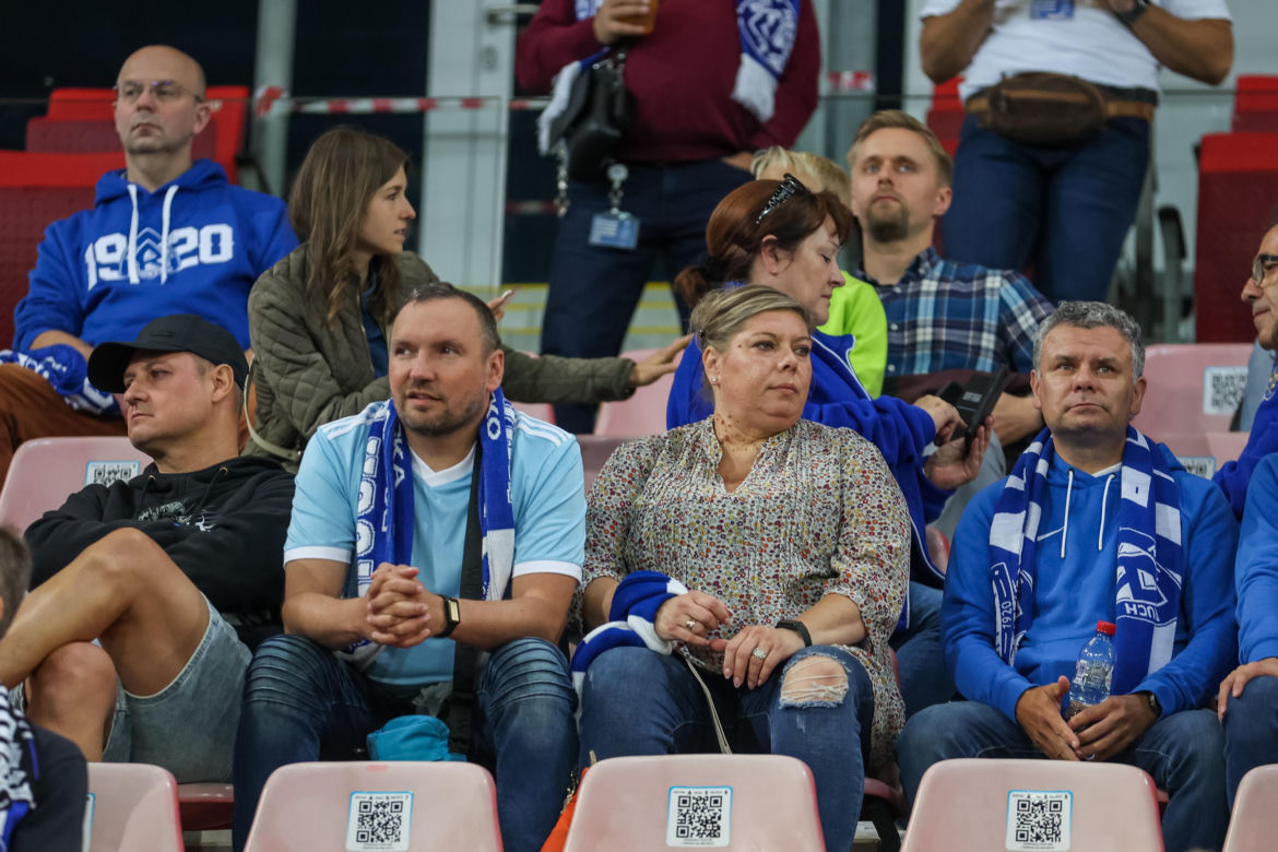 Kibice na meczu Ruch Chorzów - Stal Mielec