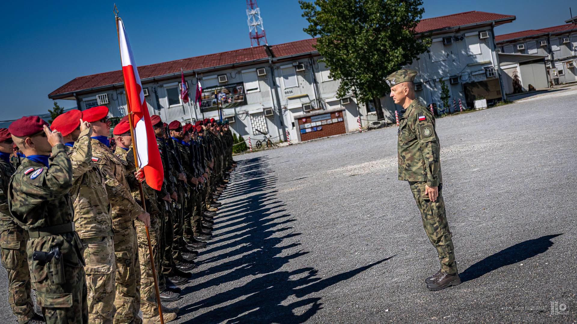 Zmiana dowódcy polskiego kontyngentu w Kosowie