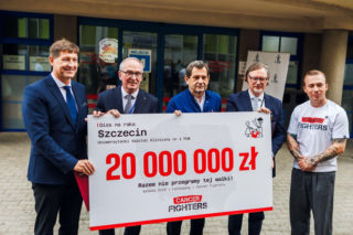 Miliony dla szczecińskiego szpitala od fundacji Cancer Fighters