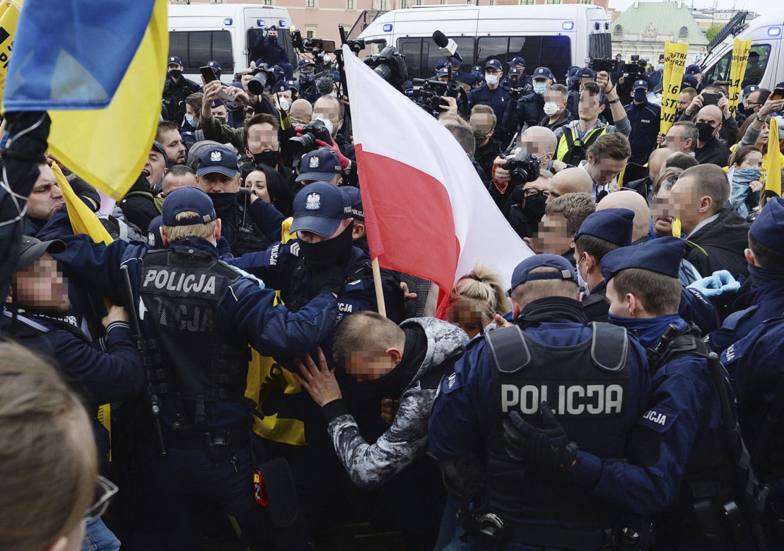 Protest przedsiębiorców w Warszawie