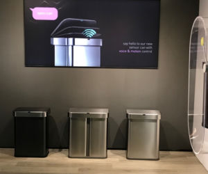 Smart kosze na śmieci. Dom inteligentny na targach CES 2018