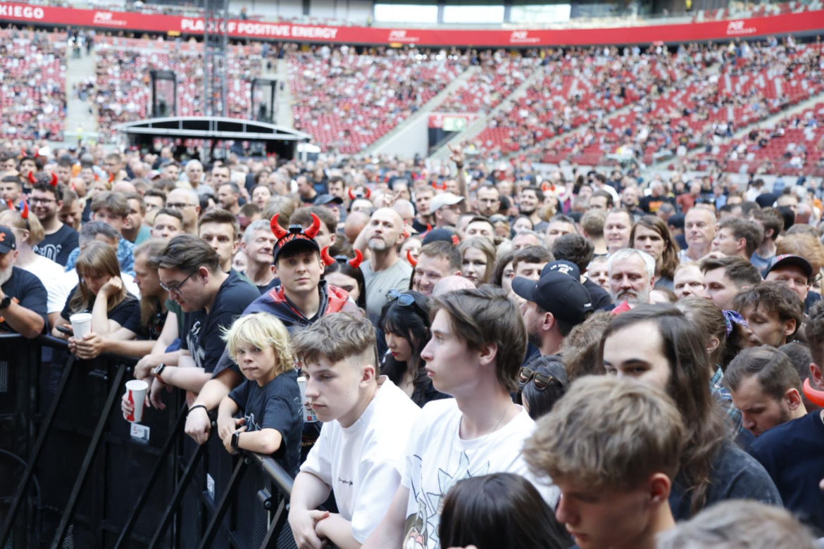 Koncert AC/DC w Warszawie (4.07.2025) - część pierwsza. Organizatorem koncertu jest Live Nation