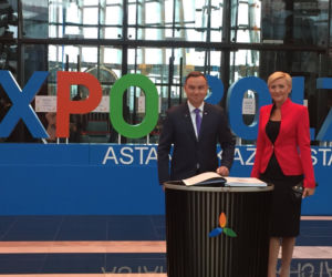 Prezydent Andrzej Duda w Astanie