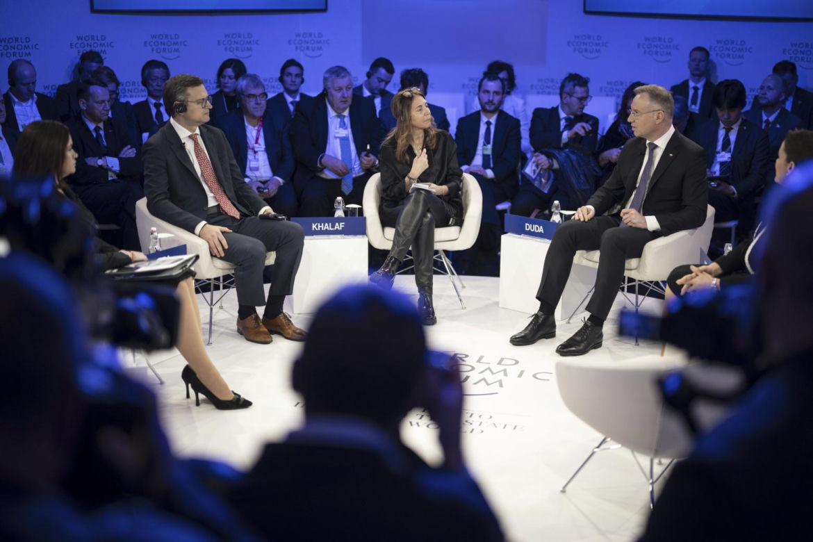 Prezydent Andrzej Duda w Davos. "Ukraina musi zwyciężyć"