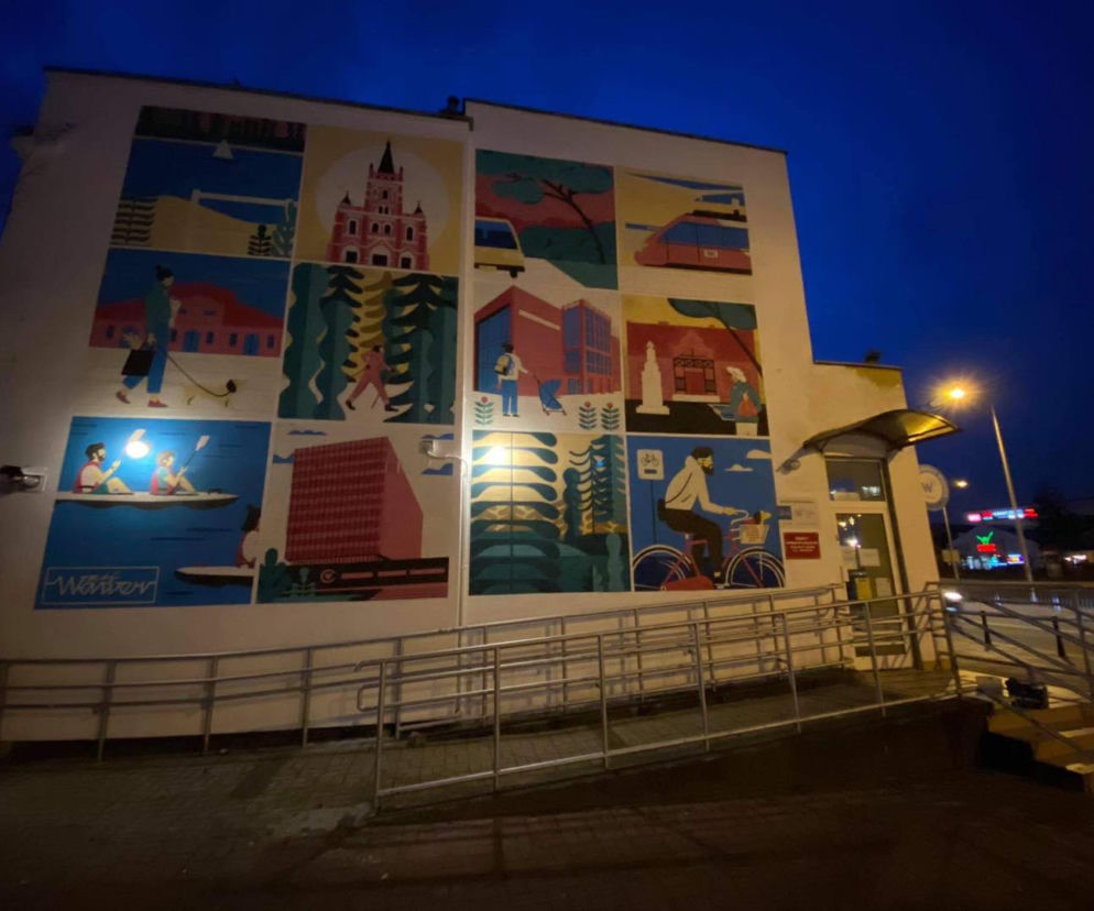 Nowy mural w warszawskim Wawrze
