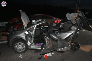 Tragiczny wypadek na S19. Dwie osoby nie żyją. Kierowca mazdy zatrzymany