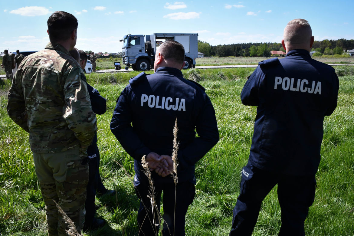 Policjanci z Rzeszowa na wspólnych ćwiczeniach z żołnierzami armii amerykańskiej