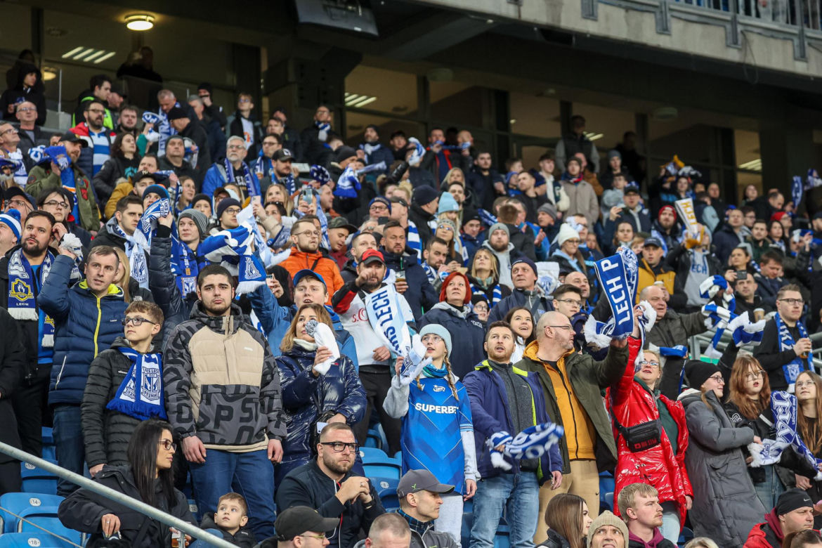 Tak bawili się kibice na meczu Lech Poznań - Śląsk Wrocław