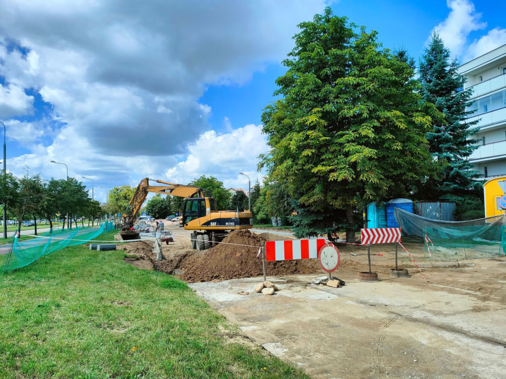 Remont ul. Kasztelańskiej w Łomży. Zaglądamy na plac budowy