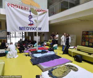 Protest lekarzy rezydentów