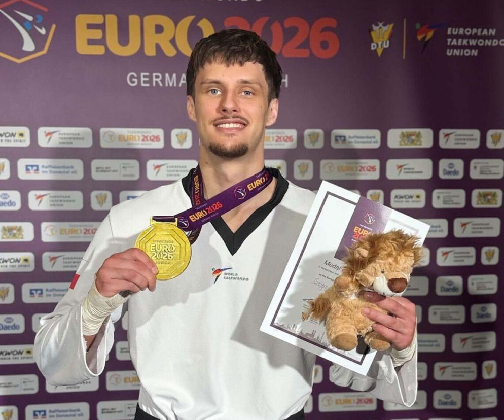 Szymon Piątkowski mistrzem Europy. Reprezentant AZS UWM Olsztyn zdobył złoty medal w Monachium
