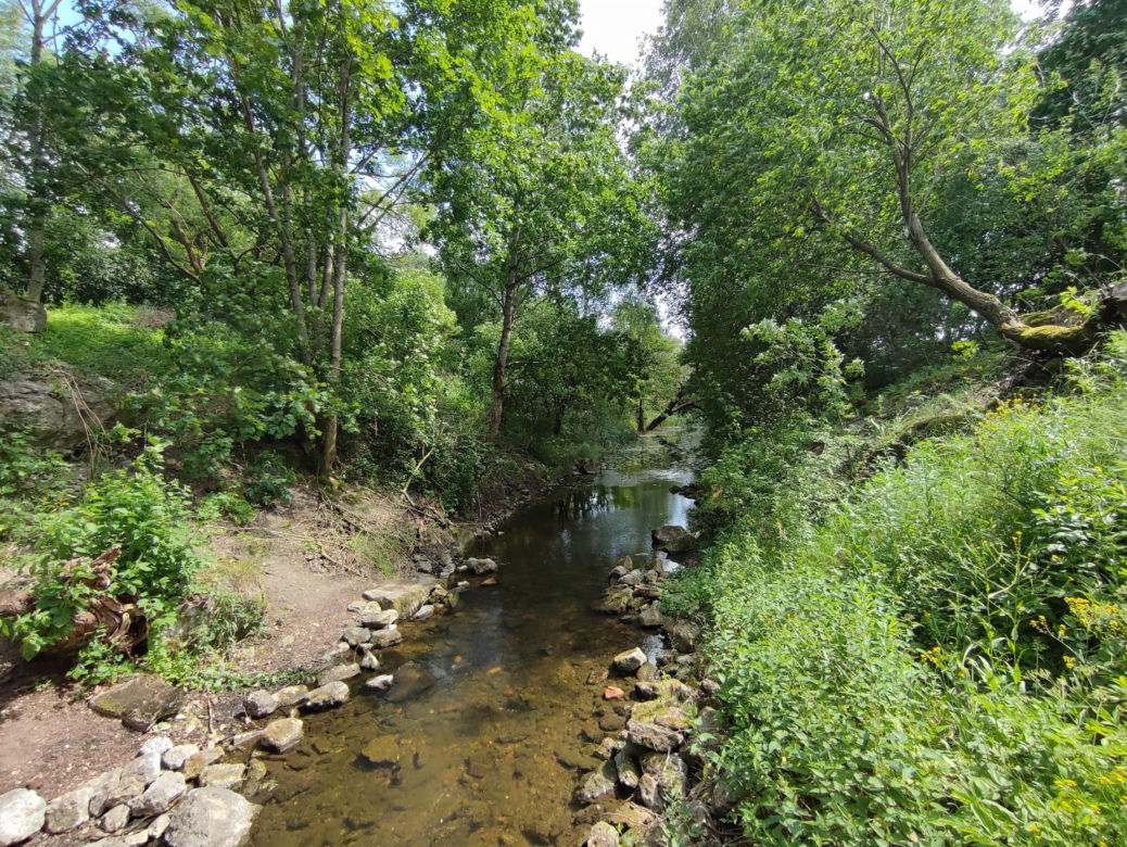 Zwalony most w Grądach Kruklaneckich