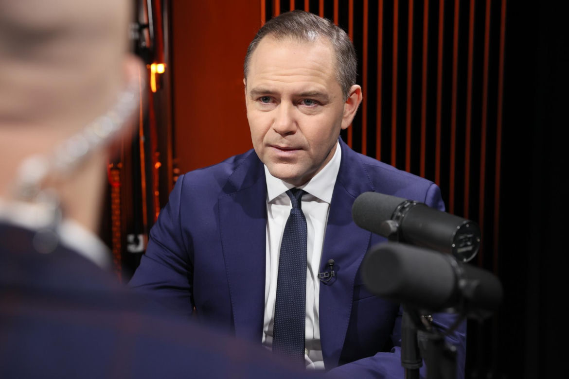 Karol Nawrocki w siedzibie "Super Expressu"
