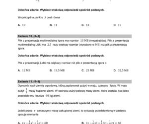 Egzamin ósmoklasisty 2022: Matematyka. ARKUSZ CKE i ODPOWIEDZI [25.05.2022]