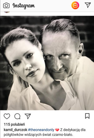 Kamil Durczok z Julią Oleś 