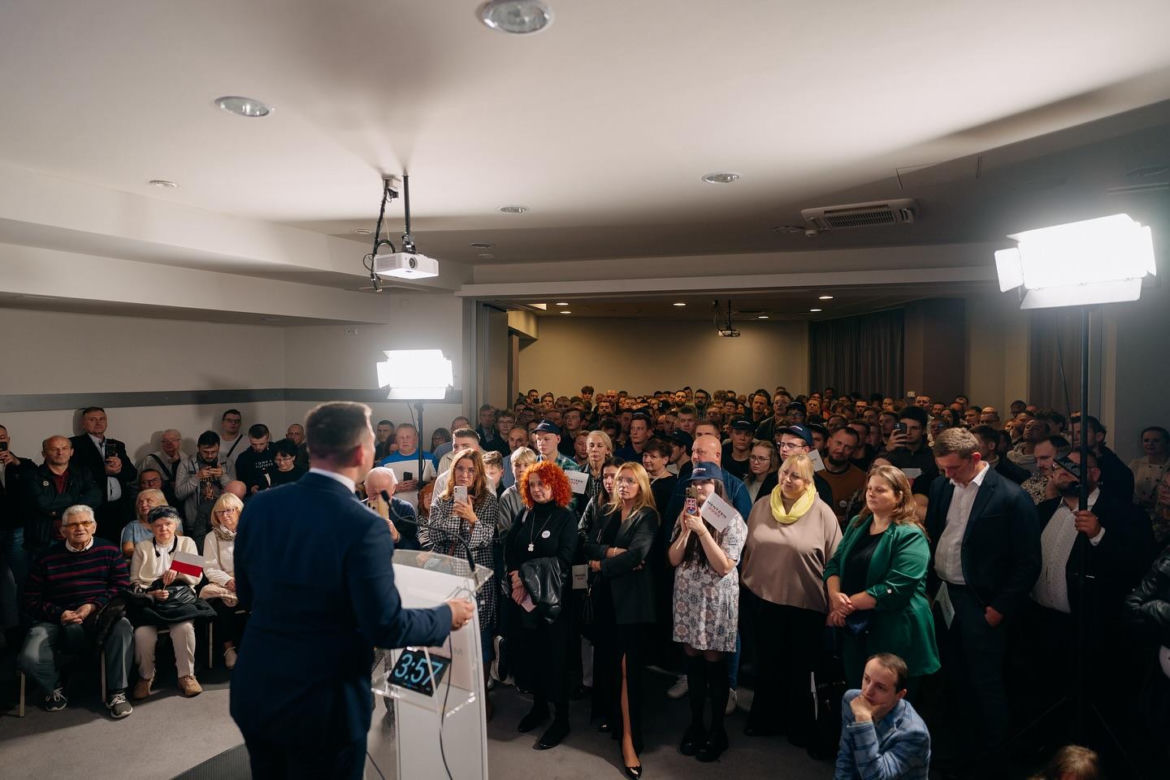 Duża frekwencja na spotkaniach Sławomira Mentzena