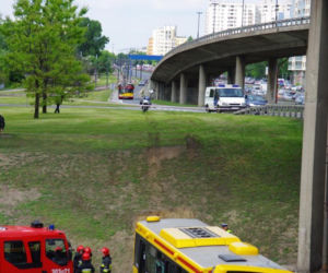 Wypadek autobusu w Warszawie