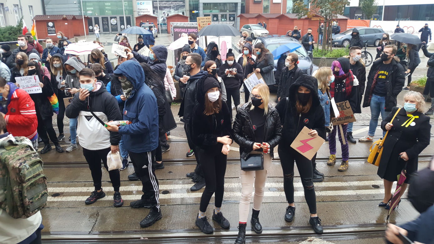 Poniedziałkowy protest w Bydgoszczy