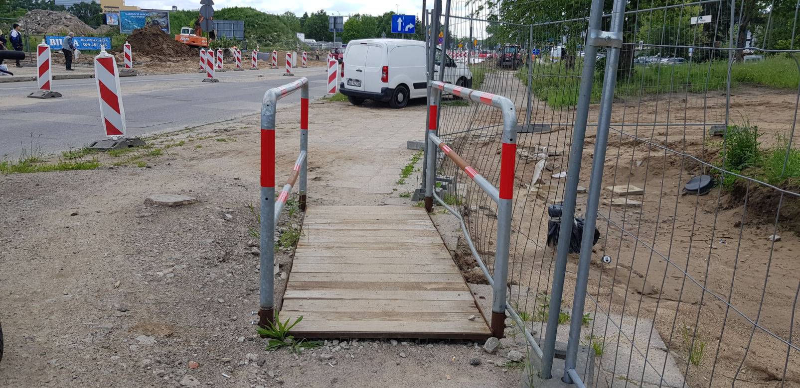 Jak teraz wygląda plac budowy na odcinku Piłsudskiego od skrzyżowania z Dworcową do skrzyżowania z Leonharda i Wyszyńskiego