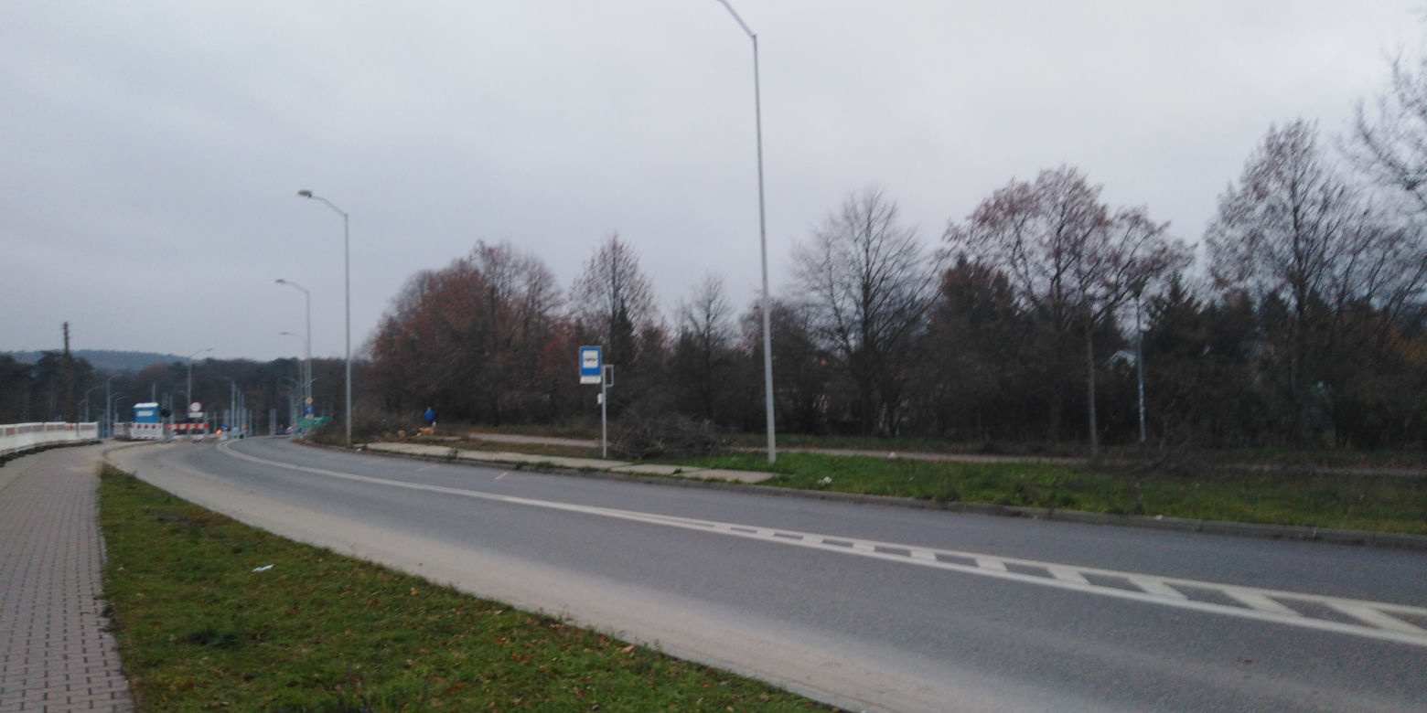 Ulica Szafera w przeddzień rozpoczęcia przebudowy