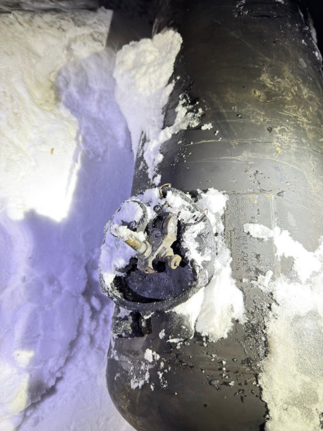 Pyzówka, wybuch butli z gazem