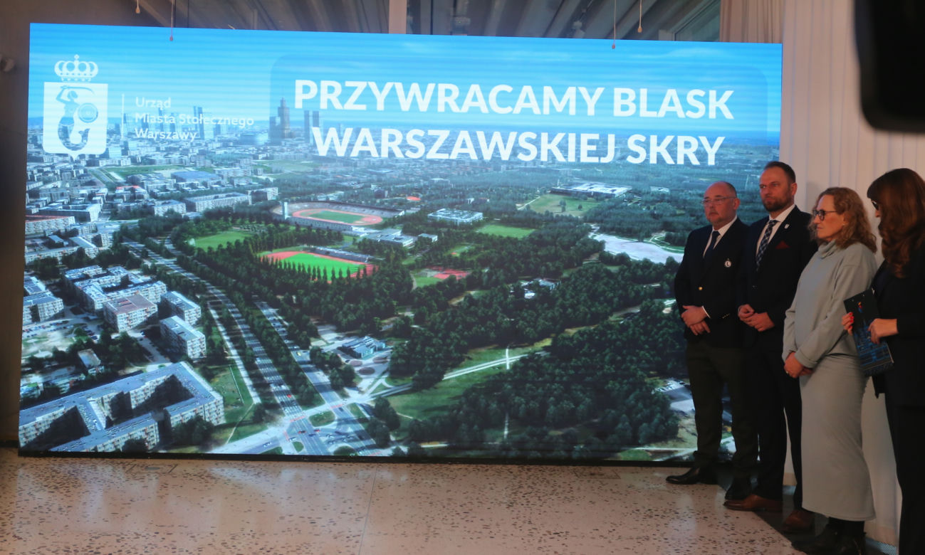 Nowoczesna hala stanie na Skrze w Warszawie. Urzędnicy szukają projektanta