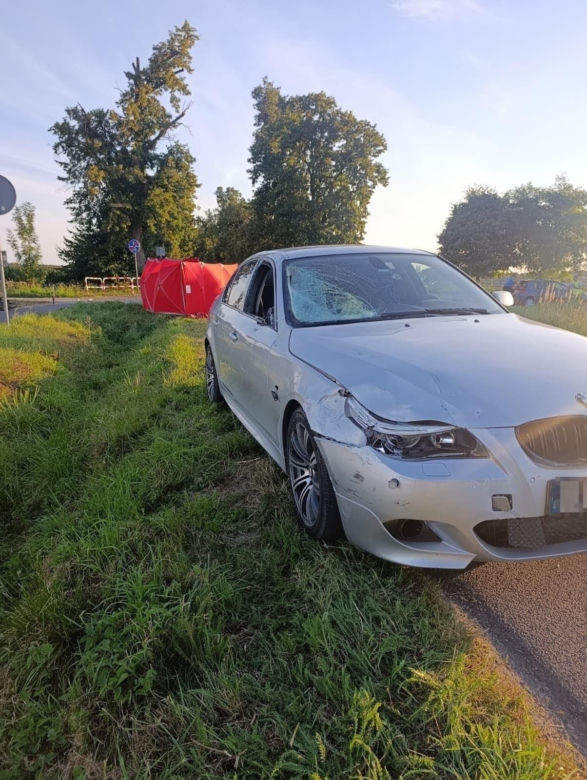 Tragiczny wypadek niedaleko Racotu. Nie żyje rowerzysta