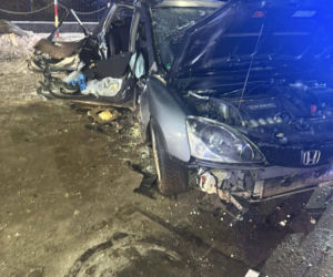 Pijany kierowca rozbił auto pod Wołominem! Pięcioro rannych w szpitalu