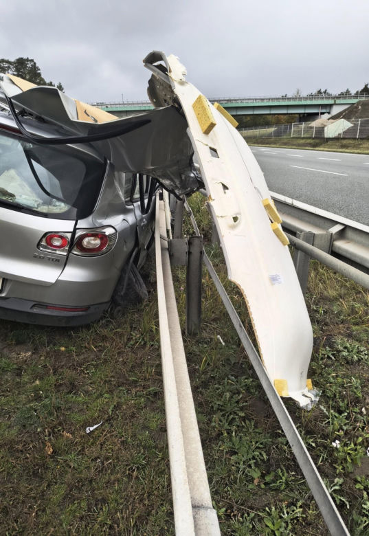 Wypadek w Białobrzegach
