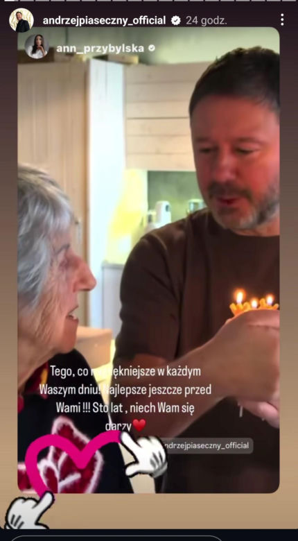 Tak wygląda 87-letnia mama Andrzeja Piasecznego