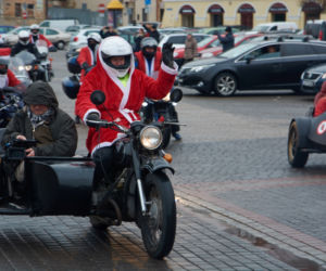 MotoMikołaje na ulicach Lublina! Odwiedzili dzieci w szpitalach
