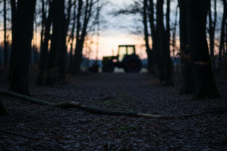 Tragiczne zdarzenie w Czermnej. Dlaczego 10-latek znalazł się na ciągniku podczas leśnych prac?