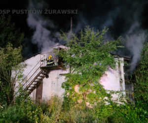 Pożar Cieszyce pod Wrocławiem 